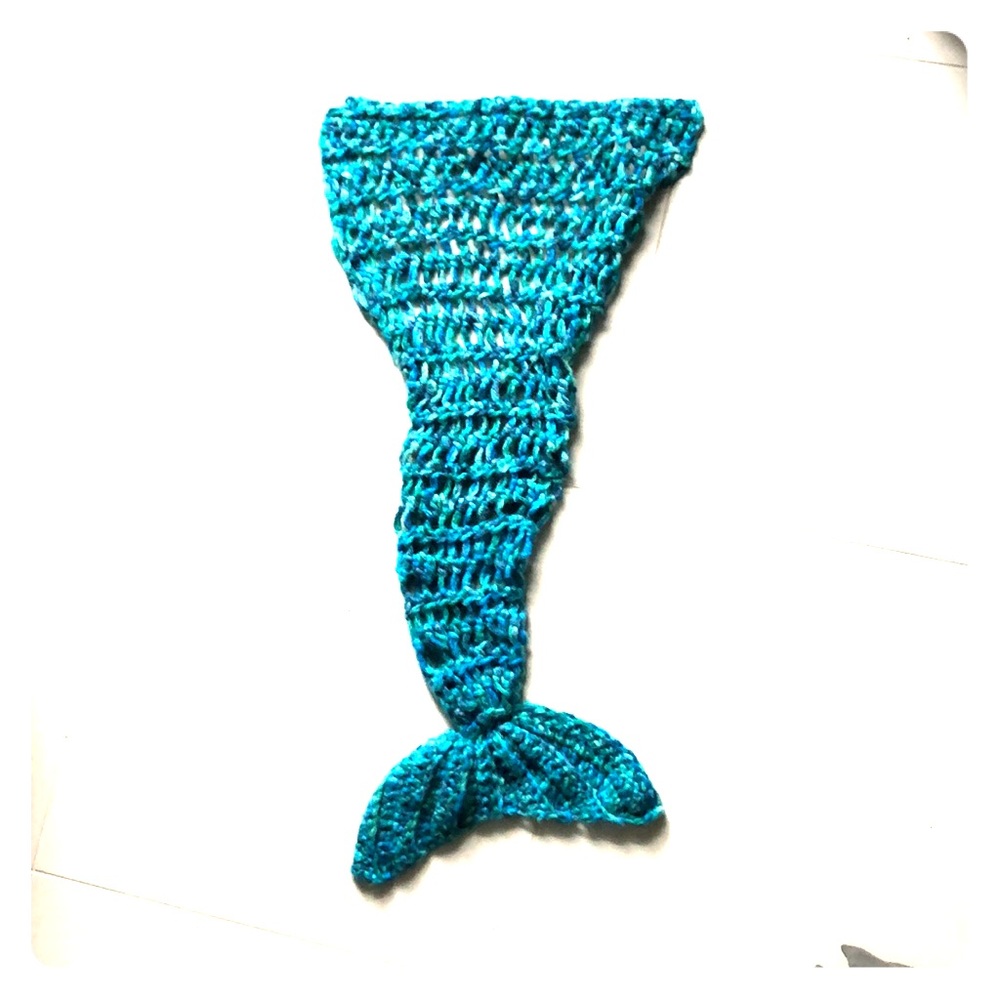 crochet mermaid blanket
